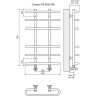Полотенцесушитель водяной TERMINUS САХАРА П6 500x796 4670030723185